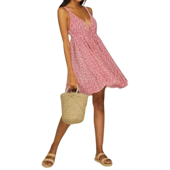 Rue Stiic Summer mini Baby Doll dress Cowgirl Coquette NWT
